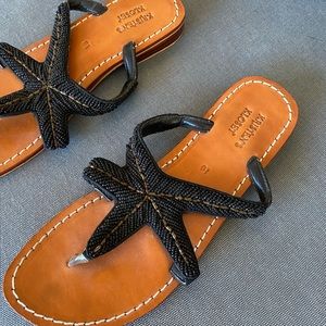 Starfish Beaded Sandals